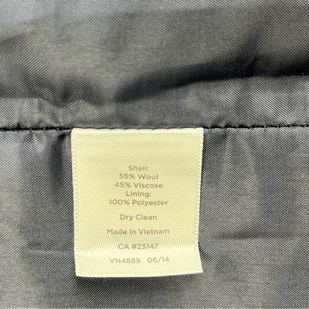 Talbots Red Navy Plaid Wool Blend Skirt – Size‎ 10P - Picture 6 of 6
